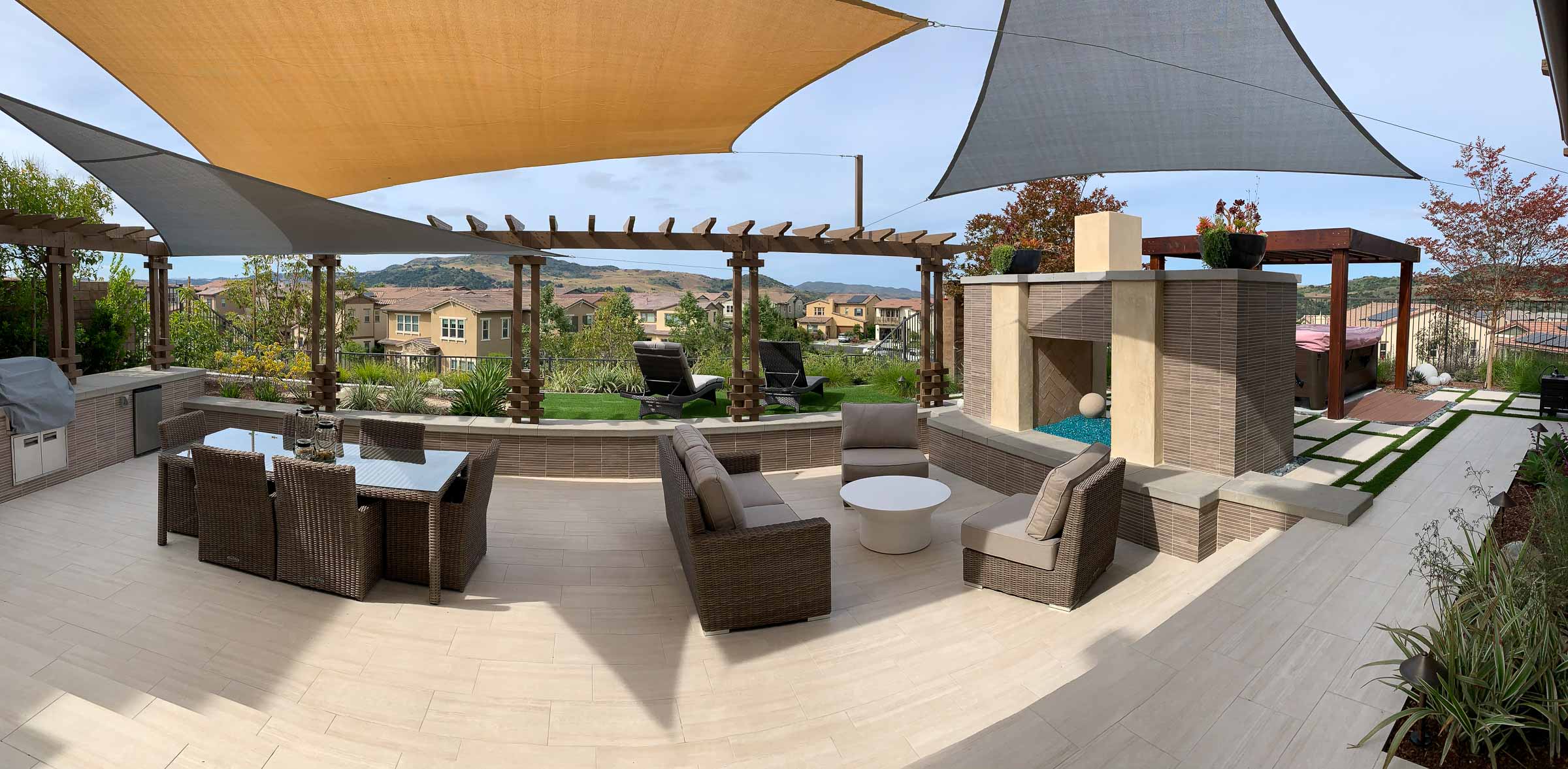 Hardscape landscape